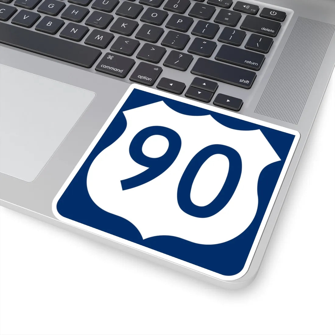 US 90 FL reversed (Florida) (Road Sign) STICKER Vinyl Kiss-Cut Decal - The Sticker Space