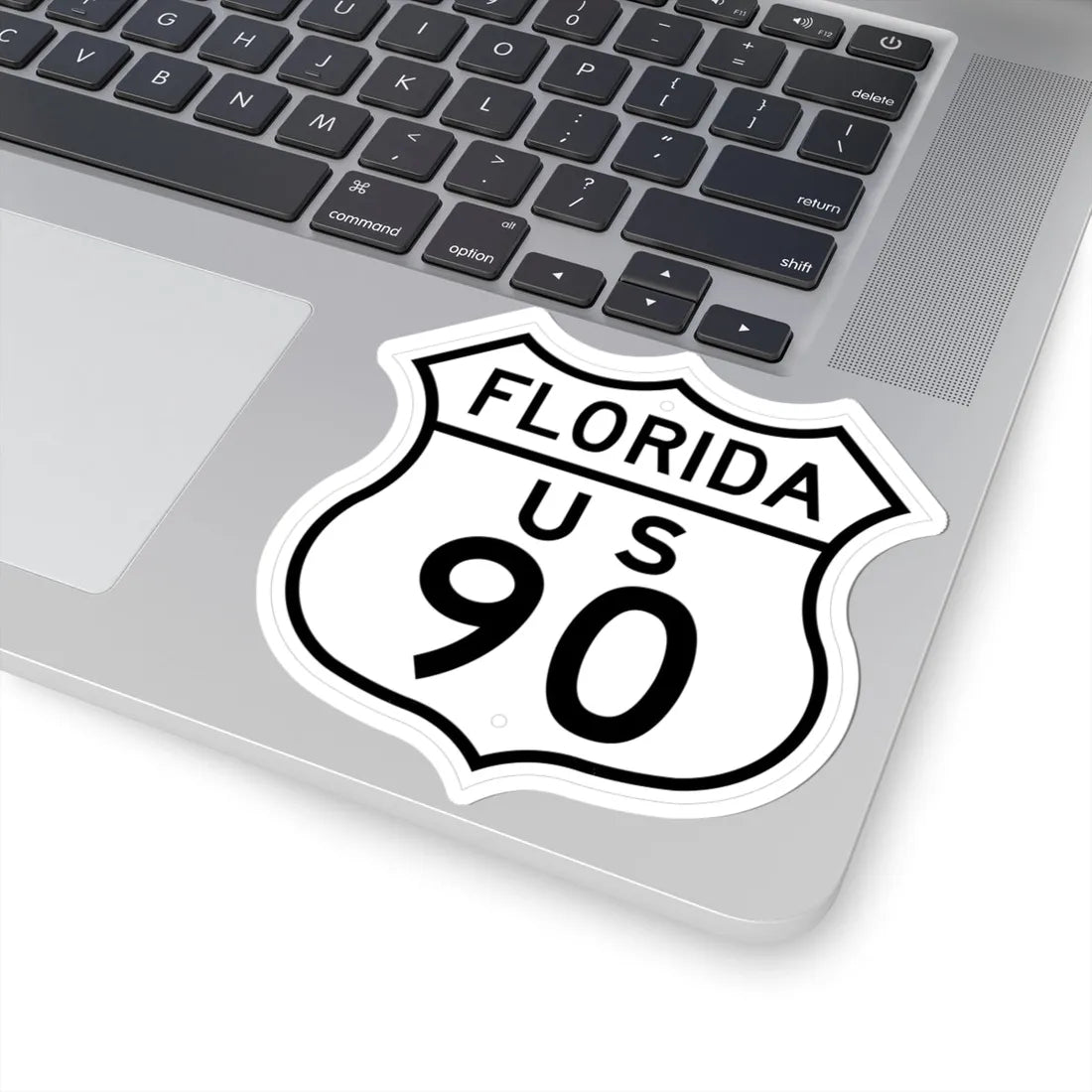 US 90 Florida 1948 (Florida) (Road Sign) STICKER Vinyl Kiss-Cut Decal - The Sticker Space