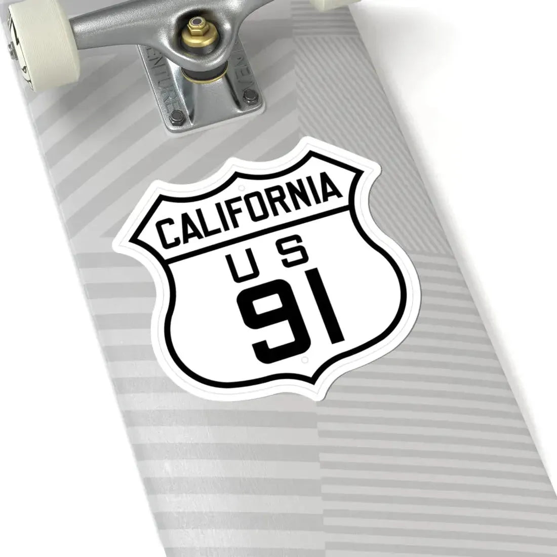 US 91 California 1926 (California) (Road Sign) STICKER Vinyl Kiss-Cut Decal - The Sticker Space