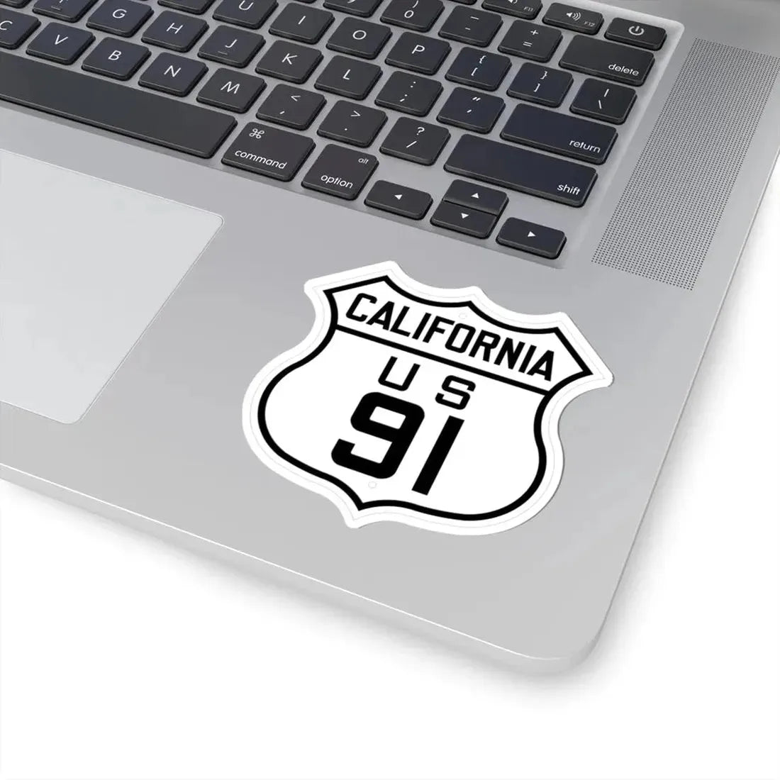 US 91 California 1926 (California) (Road Sign) STICKER Vinyl Kiss-Cut Decal - The Sticker Space