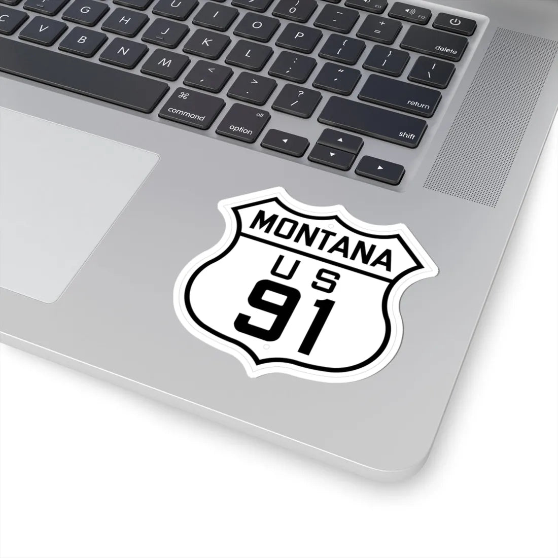US 91 Montana 1926 (Montana) (Road Sign) STICKER Vinyl Kiss-Cut Decal - The Sticker Space