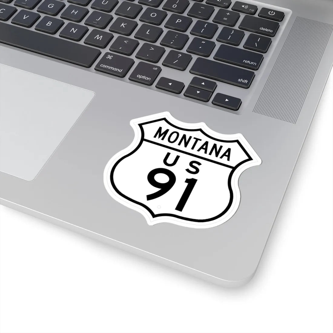 US 91 Montana 1948 (Montana) (Road Sign) STICKER Vinyl Kiss-Cut Decal - The Sticker Space