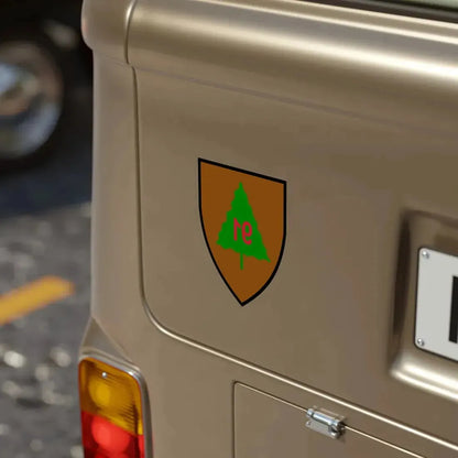 US 91st Infantry Division (U.S. Army) REVERSE PRINT Transparent Die-Cut STICKER - The Sticker Space