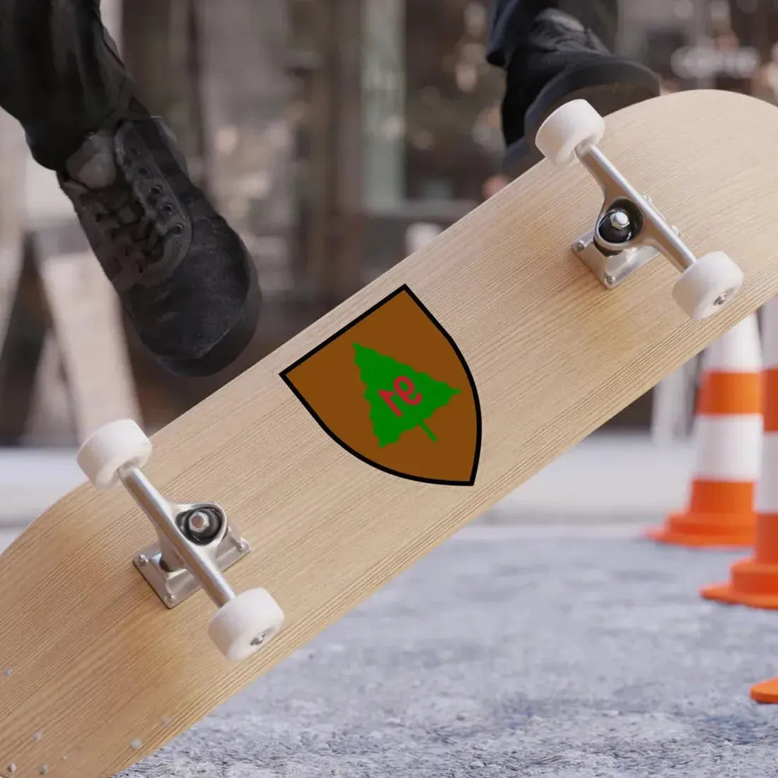 US 91st Infantry Division (U.S. Army) REVERSE PRINT Transparent Die-Cut STICKER - The Sticker Space