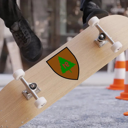 US 91st Infantry Division (U.S. Army) REVERSE PRINT Transparent Die-Cut STICKER - The Sticker Space