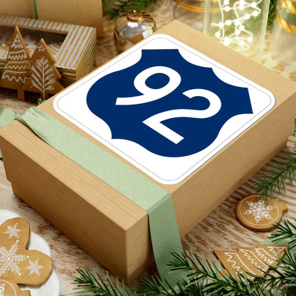 US 92 FL (Florida) (Road Sign) STICKER Vinyl Kiss-Cut Decal - The Sticker Space