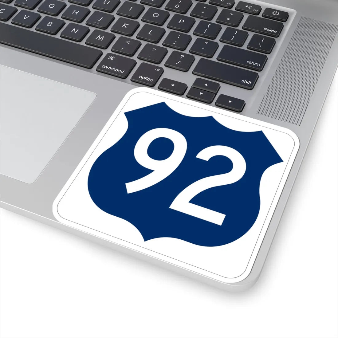 US 92 FL (Florida) (Road Sign) STICKER Vinyl Kiss-Cut Decal - The Sticker Space