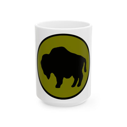 US 92nd Infantry Division (U.S. Army) White Coffee Mug-15oz-The Sticker Space