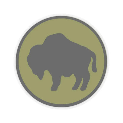 US 92nd Infantry Division (U.S. Army) STICKER Vinyl Kiss-Cut Decal 2 Inch Transparent - The Sticker Space