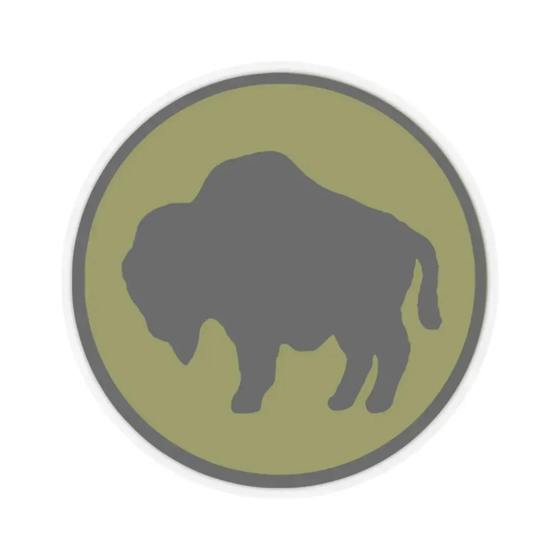 US 92nd Infantry Division (U.S. Army) STICKER Vinyl Kiss-Cut Decal 4 Inch Transparent - The Sticker Space