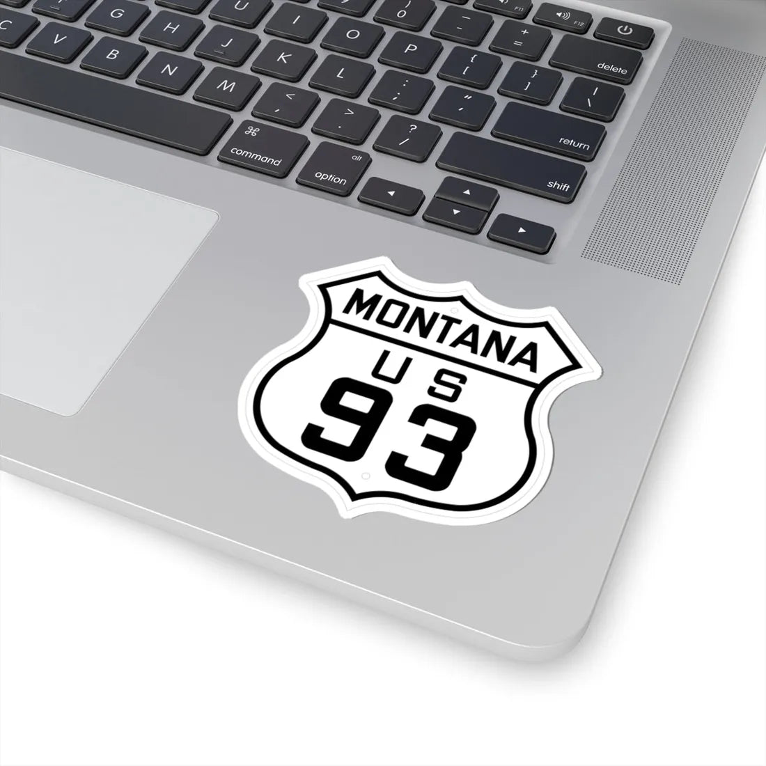 US 93 Montana 1926 (Montana) (Road Sign) STICKER Vinyl Kiss-Cut Decal - The Sticker Space