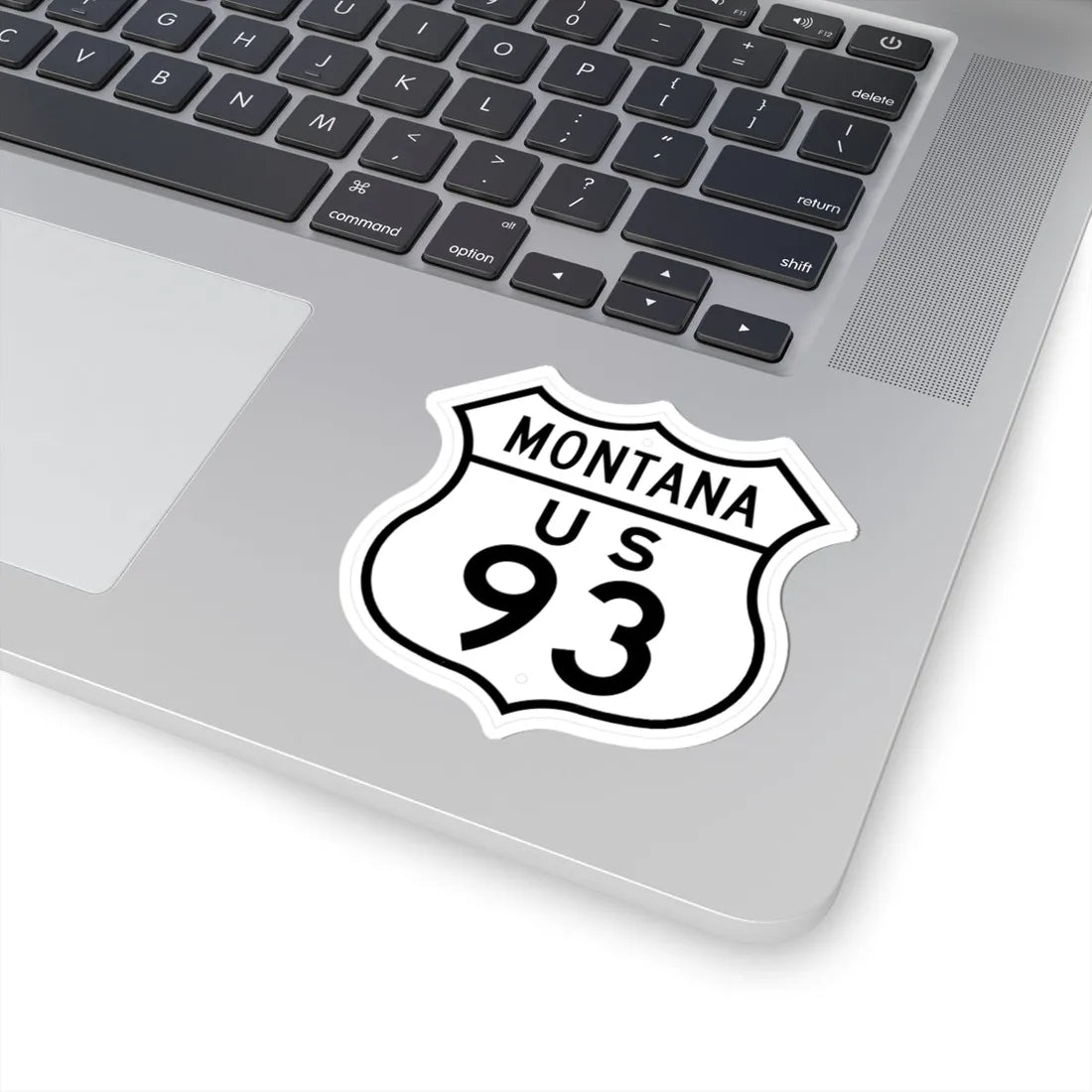 US 93 Montana 1948 (Montana) (Road Sign) STICKER Vinyl Kiss-Cut Decal - The Sticker Space