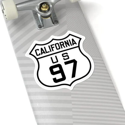 US 97 California 1926 (California) (Road Sign) STICKER Vinyl Kiss-Cut Decal - The Sticker Space