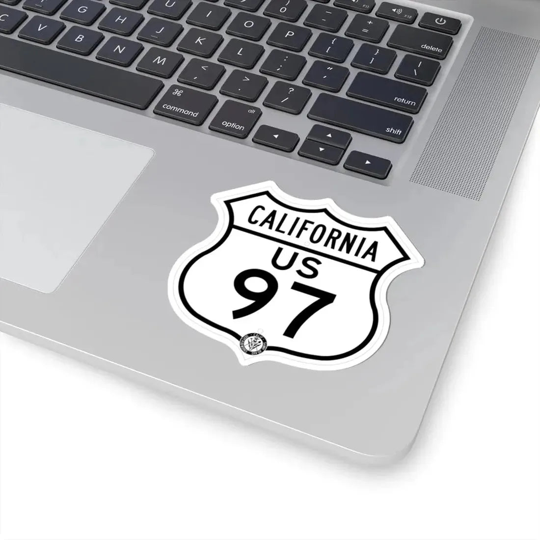 US 97 California 1948 (California) (Road Sign) STICKER Vinyl Kiss-Cut Decal - The Sticker Space