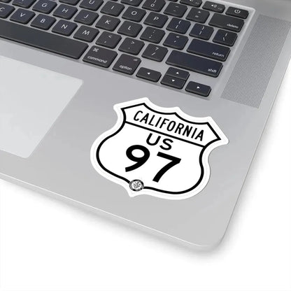 US 97 California 1948 (California) (Road Sign) STICKER Vinyl Kiss-Cut Decal - The Sticker Space