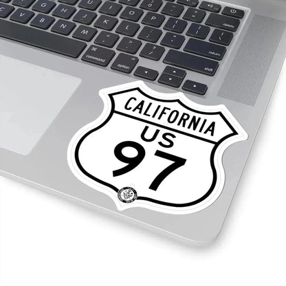 US 97 California 1948 (California) (Road Sign) STICKER Vinyl Kiss-Cut Decal - The Sticker Space