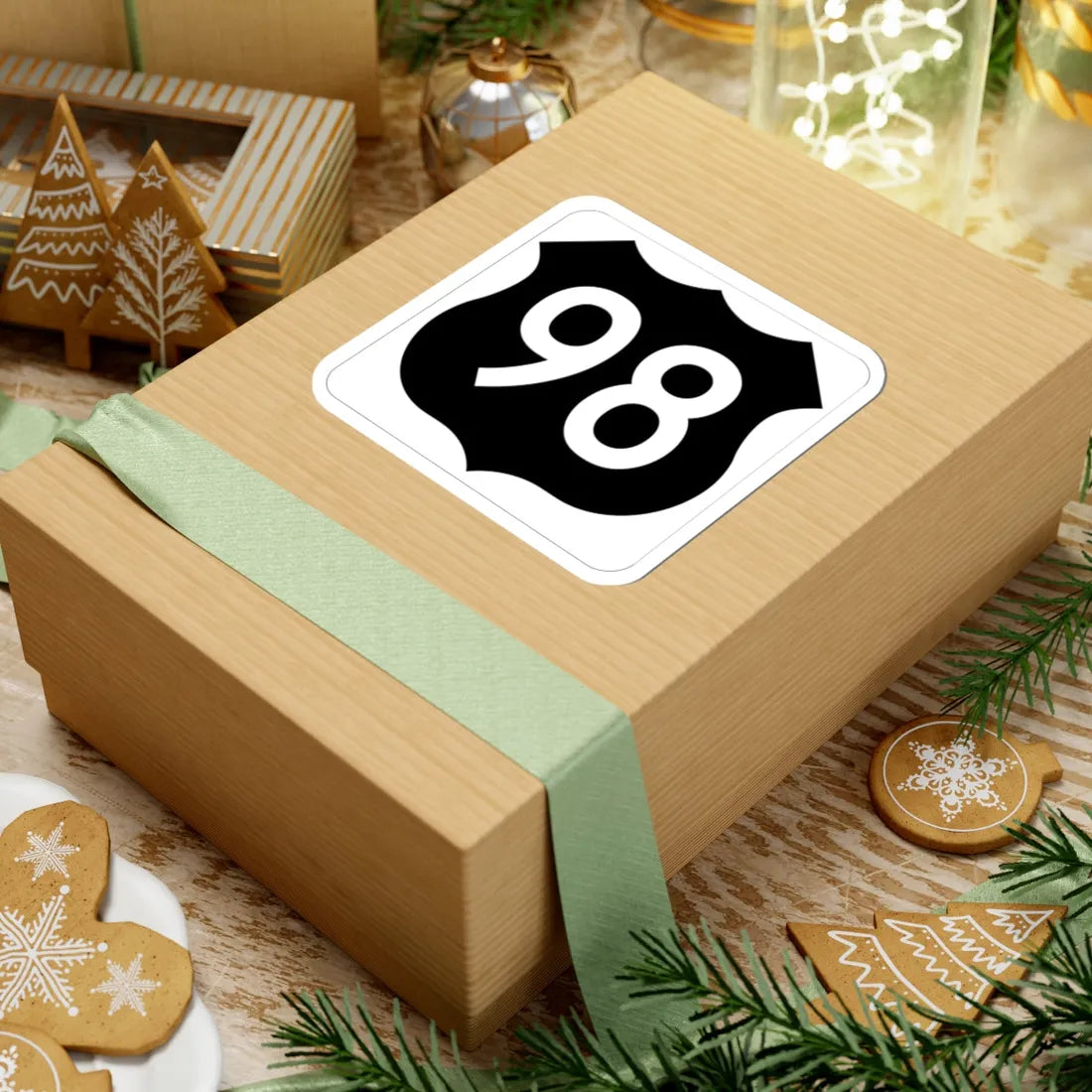 US 98 FL (Florida) (Road Sign) STICKER Vinyl Kiss-Cut Decal - The Sticker Space