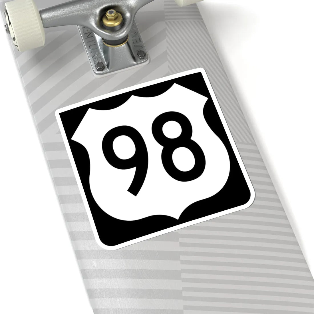 US 98 FL reversed (Florida) (Road Sign) STICKER Vinyl Kiss-Cut Decal - The Sticker Space