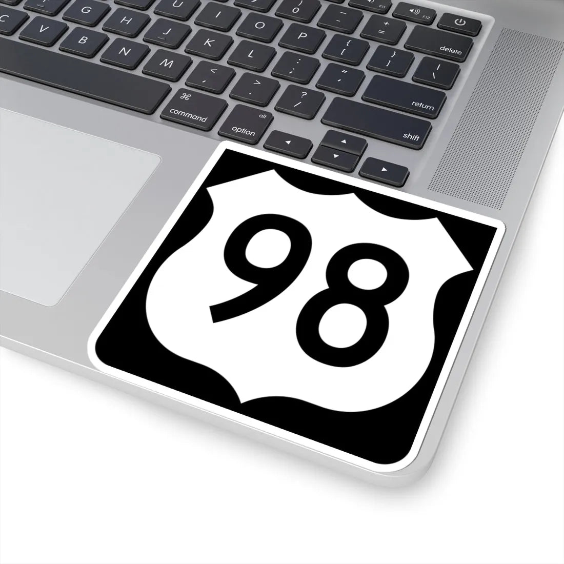 US 98 FL reversed (Florida) (Road Sign) STICKER Vinyl Kiss-Cut Decal - The Sticker Space