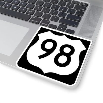 US 98 FL reversed (Florida) (Road Sign) STICKER Vinyl Kiss-Cut Decal - The Sticker Space