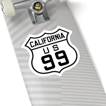 US 99 California 1926 (California) (Road Sign) STICKER Vinyl Kiss-Cut Decal - The Sticker Space