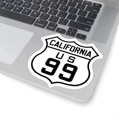 US 99 California 1926 (California) (Road Sign) STICKER Vinyl Kiss-Cut Decal - The Sticker Space