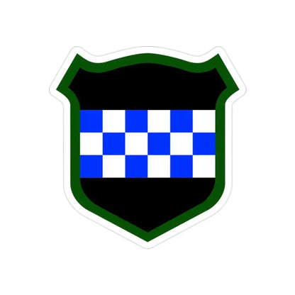 US 99th Infantry Division (U.S. Army) REVERSE PRINT Transparent Die-Cut STICKER 2 Inch Die-Cut Transparent - The Sticker Space