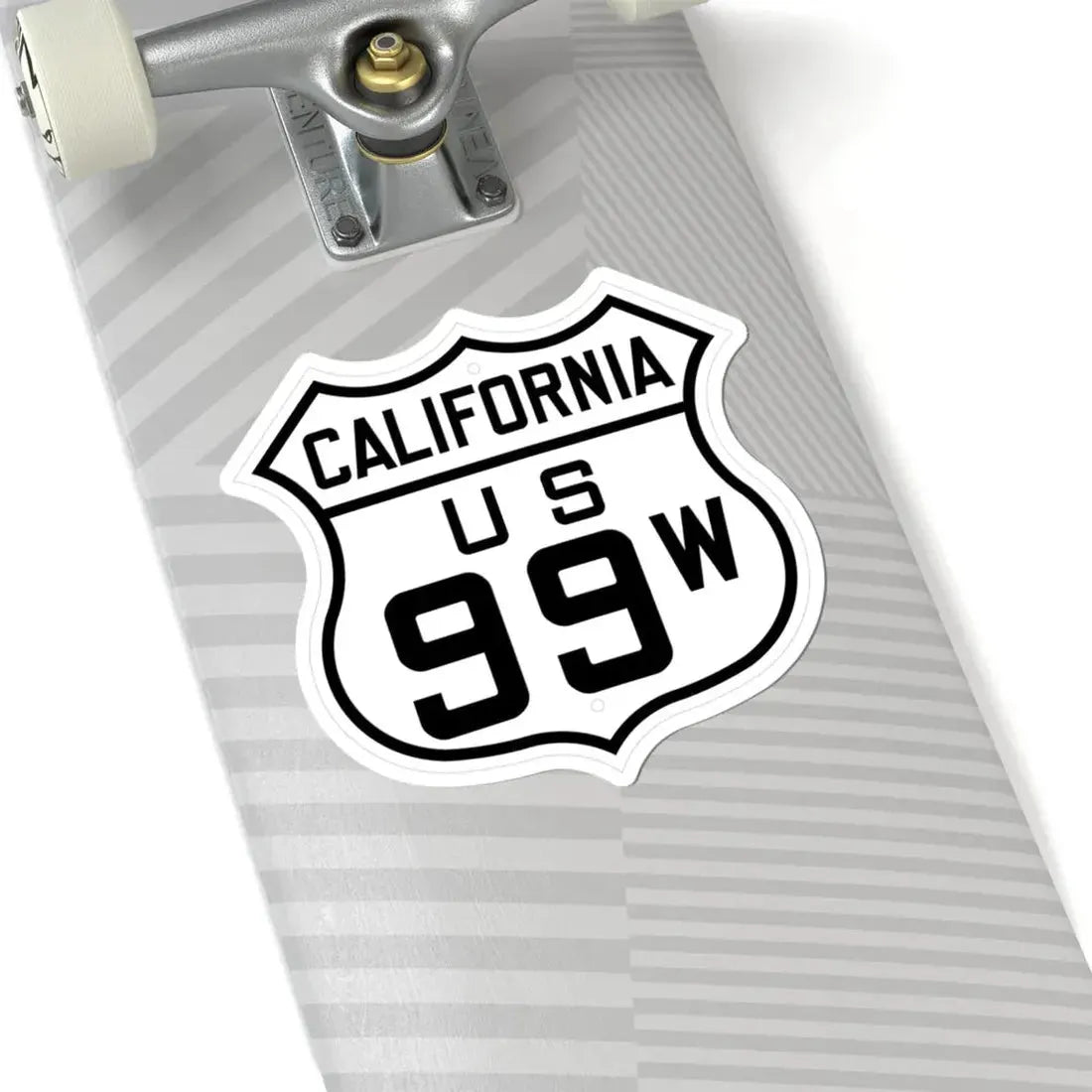 US 99W California 1926 (California) (Road Sign) STICKER Vinyl Kiss-Cut Decal - The Sticker Space