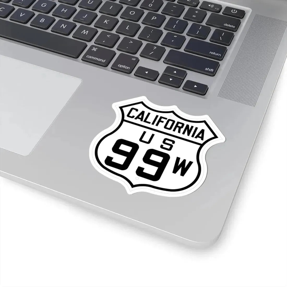 US 99W California 1926 (California) (Road Sign) STICKER Vinyl Kiss-Cut Decal - The Sticker Space