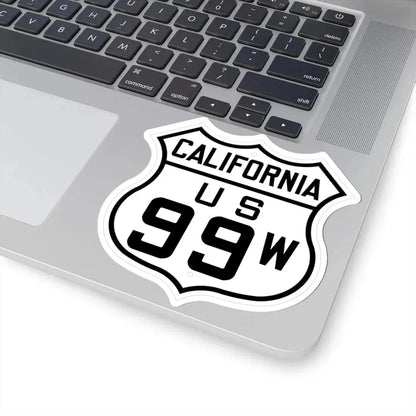 US 99W California 1926 (California) (Road Sign) STICKER Vinyl Kiss-Cut Decal - The Sticker Space