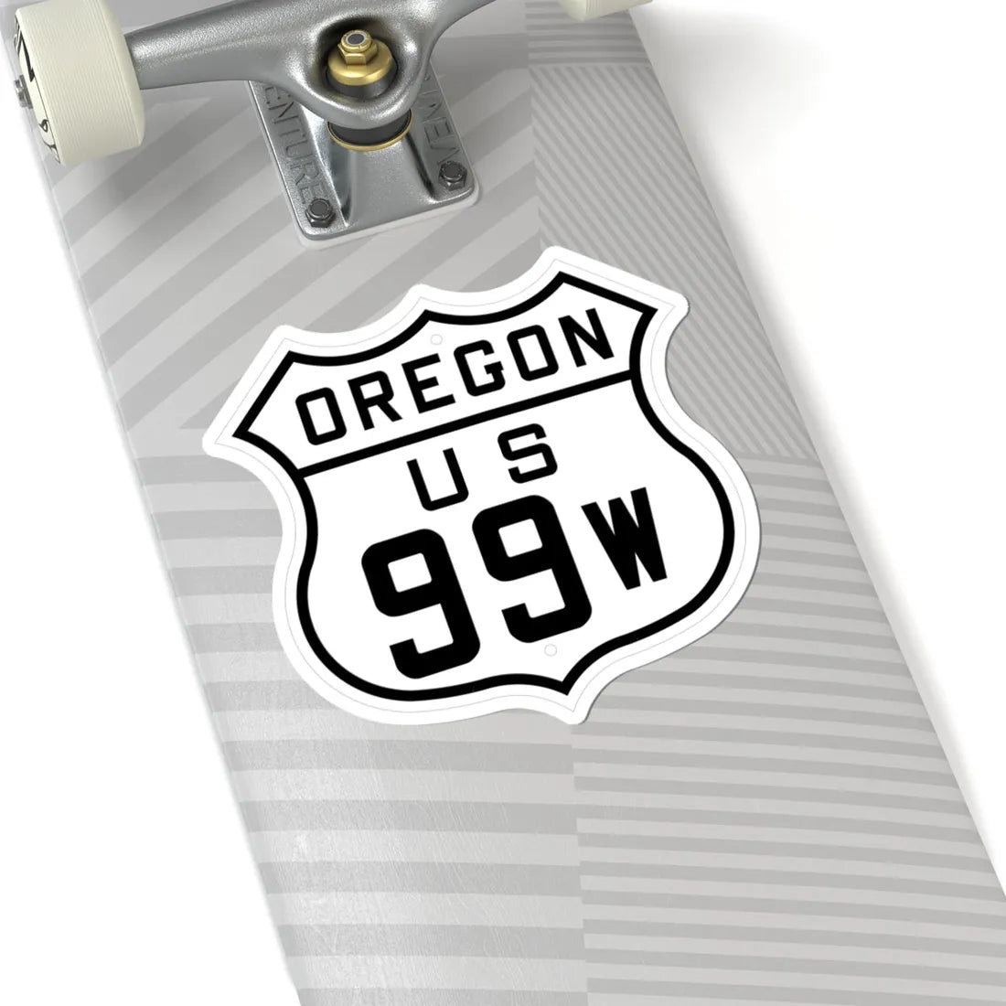 US 99W Oregon 1926 (Oregon) (Road Sign) STICKER Vinyl Kiss-Cut Decal - The Sticker Space