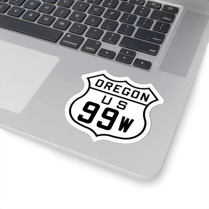 US 99W Oregon 1926 (Oregon) (Road Sign) STICKER Vinyl Kiss-Cut Decal - The Sticker Space