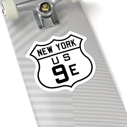 US 9E New York 1926 (New York) (Road Sign) STICKER Vinyl Kiss-Cut Decal - The Sticker Space