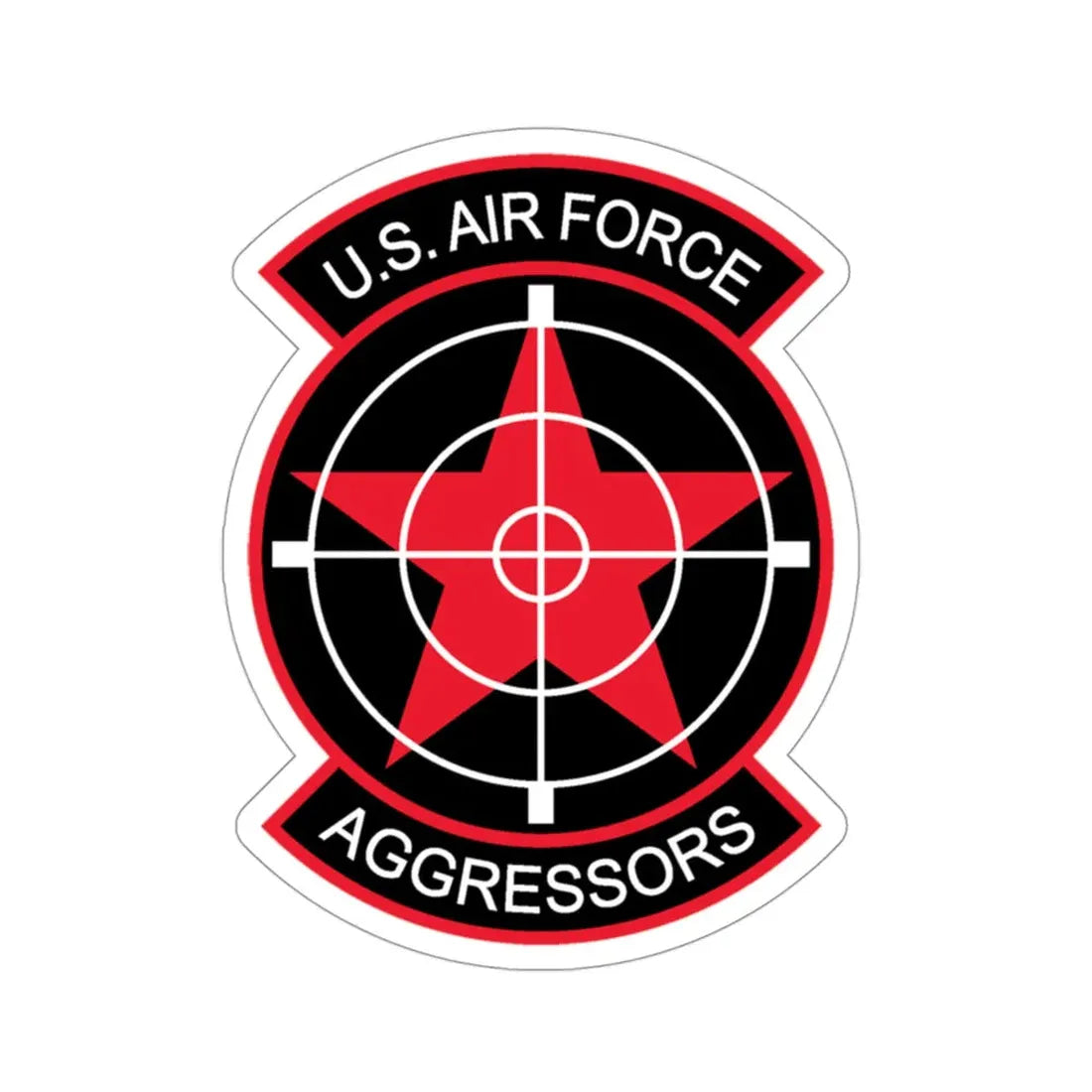 US Air Force Aggressors (U.S. Air Force) STICKER Vinyl Die-Cut Decal 3 Inch - The Sticker Space