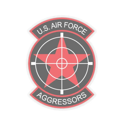 US Air Force Aggressors (U.S. Air Force) STICKER Vinyl Kiss-Cut Decal 2 Inch Transparent - The Sticker Space