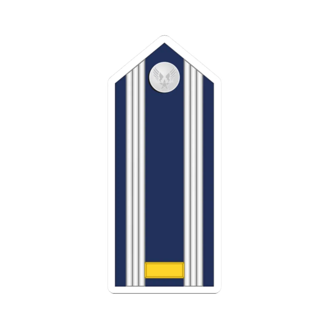 US Air force O1 mess (United States) (Military Rank) STICKER Vinyl Kiss-Cut Decal 2 Inch White - The Sticker Space