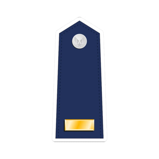 US Air Force O1 shoulderboard (United States) (Military Rank) STICKER Vinyl Kiss-Cut Decal 2 Inch White - The Sticker Space