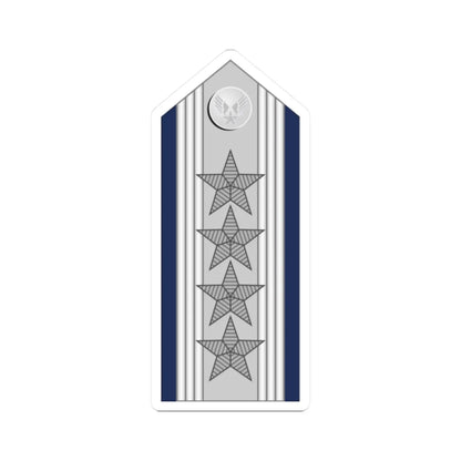 US Air force O10 mess (United States) (Military Rank) STICKER Vinyl Kiss-Cut Decal 2 Inch White - The Sticker Space