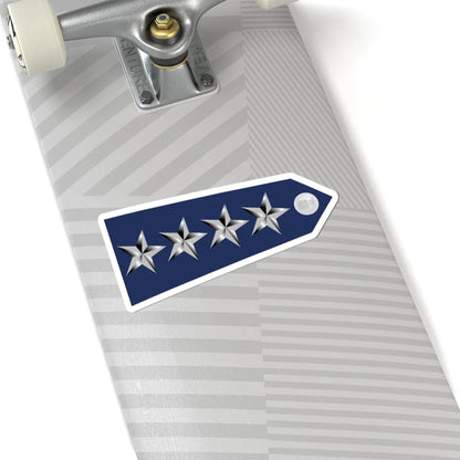 US Air Force O10 shoulderboard rotated 1949-1999 (United States) (Military Rank) STICKER Vinyl Kiss-Cut Decal - The Sticker Space