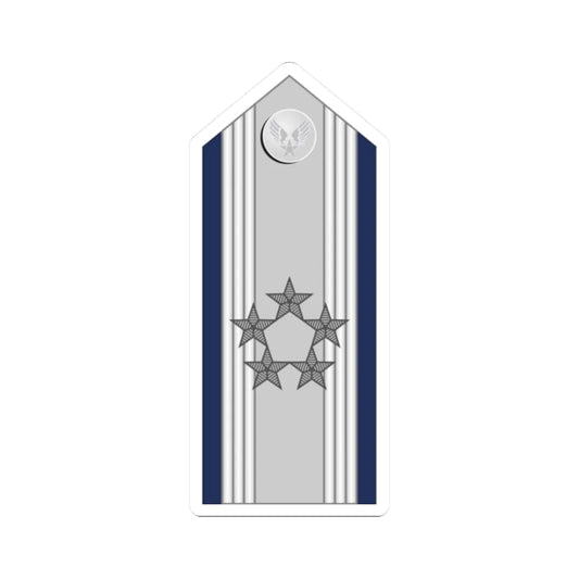 US Air force O11 mess (United States) (Military Rank) STICKER Vinyl Kiss-Cut Decal 2 Inch White - The Sticker Space