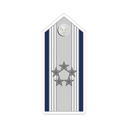 US Air force O11 mess (United States) (Military Rank) STICKER Vinyl Kiss-Cut Decal 4 Inch White - The Sticker Space