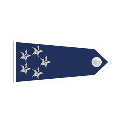 US Air Force O11 shoulderboard rotated 1949-1999 (United States) (Military Rank) STICKER Vinyl Kiss-Cut Decal 2 Inch White - The Sticker Space