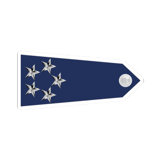 US Air Force O11 shoulderboard rotated 1949-1999 (United States) (Military Rank) STICKER Vinyl Kiss-Cut Decal 2 Inch White - The Sticker Space