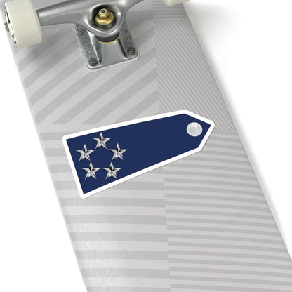 US Air Force O11 shoulderboard rotated 1949-1999 (United States) (Military Rank) STICKER Vinyl Kiss-Cut Decal - The Sticker Space