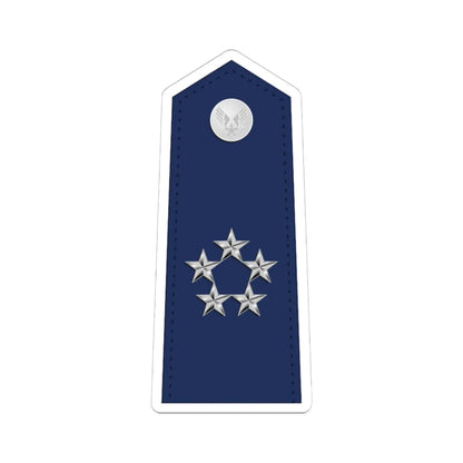 US Air Force O11 shoulderboard (United States) (Military Rank) STICKER Vinyl Kiss-Cut Decal 6 Inch White - The Sticker Space