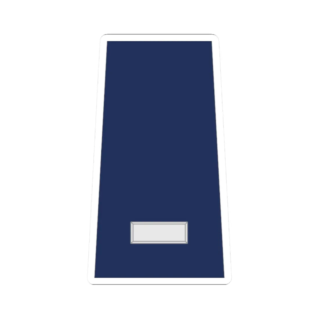 US Air force O2 class b (United States) (Military Rank) STICKER Vinyl Kiss-Cut Decal 2 Inch White - The Sticker Space