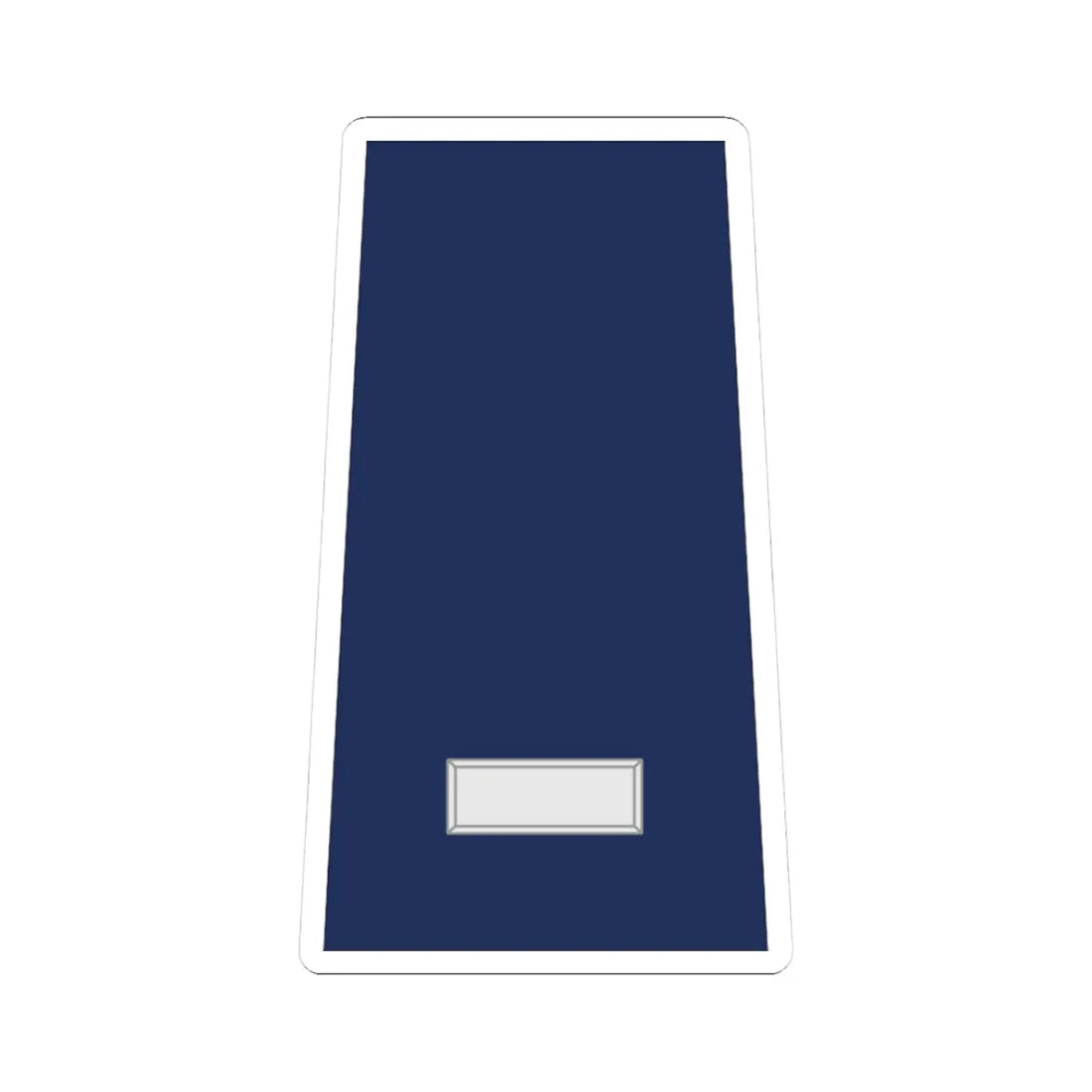 US Air force O2 class b (United States) (Military Rank) STICKER Vinyl Kiss-Cut Decal 3 Inch White - The Sticker Space