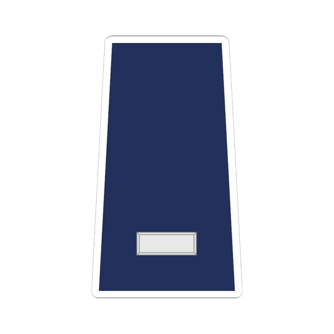 US Air force O2 class b (United States) (Military Rank) STICKER Vinyl Kiss-Cut Decal 6 Inch White - The Sticker Space