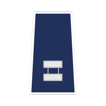 US Air force O3 class b (United States) (Military Rank) STICKER Vinyl Kiss-Cut Decal 4 Inch White - The Sticker Space