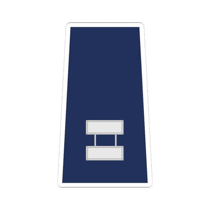 US Air force O3 class b (United States) (Military Rank) STICKER Vinyl Kiss-Cut Decal 6 Inch White - The Sticker Space